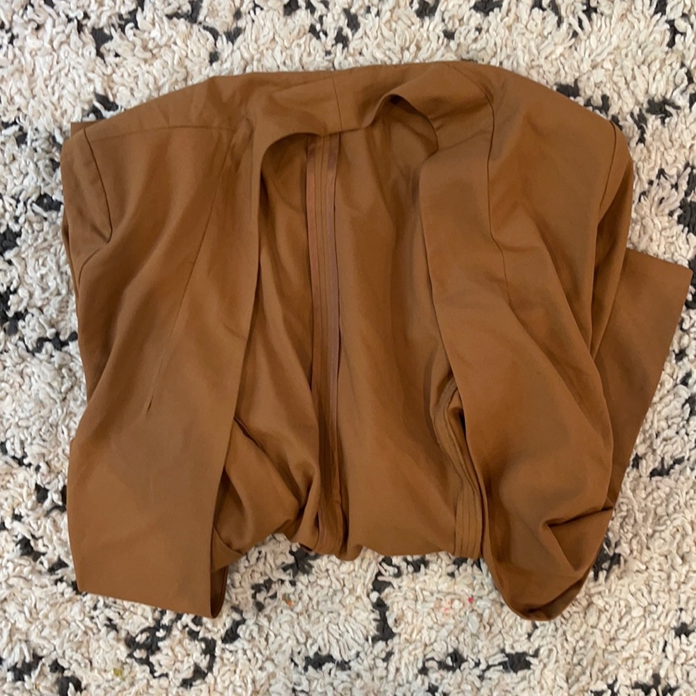 Lucca brand beautiful rust color thin blazer